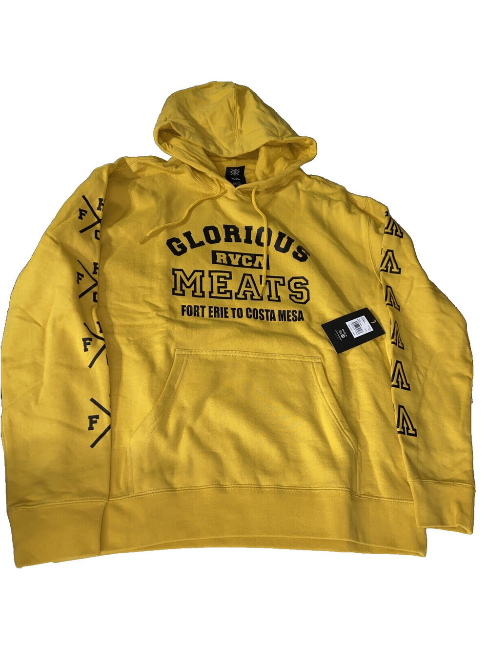 RVCA Hoodie Matty Matheson Glorious Meats Large Mens Fort Erie Costa Mesa